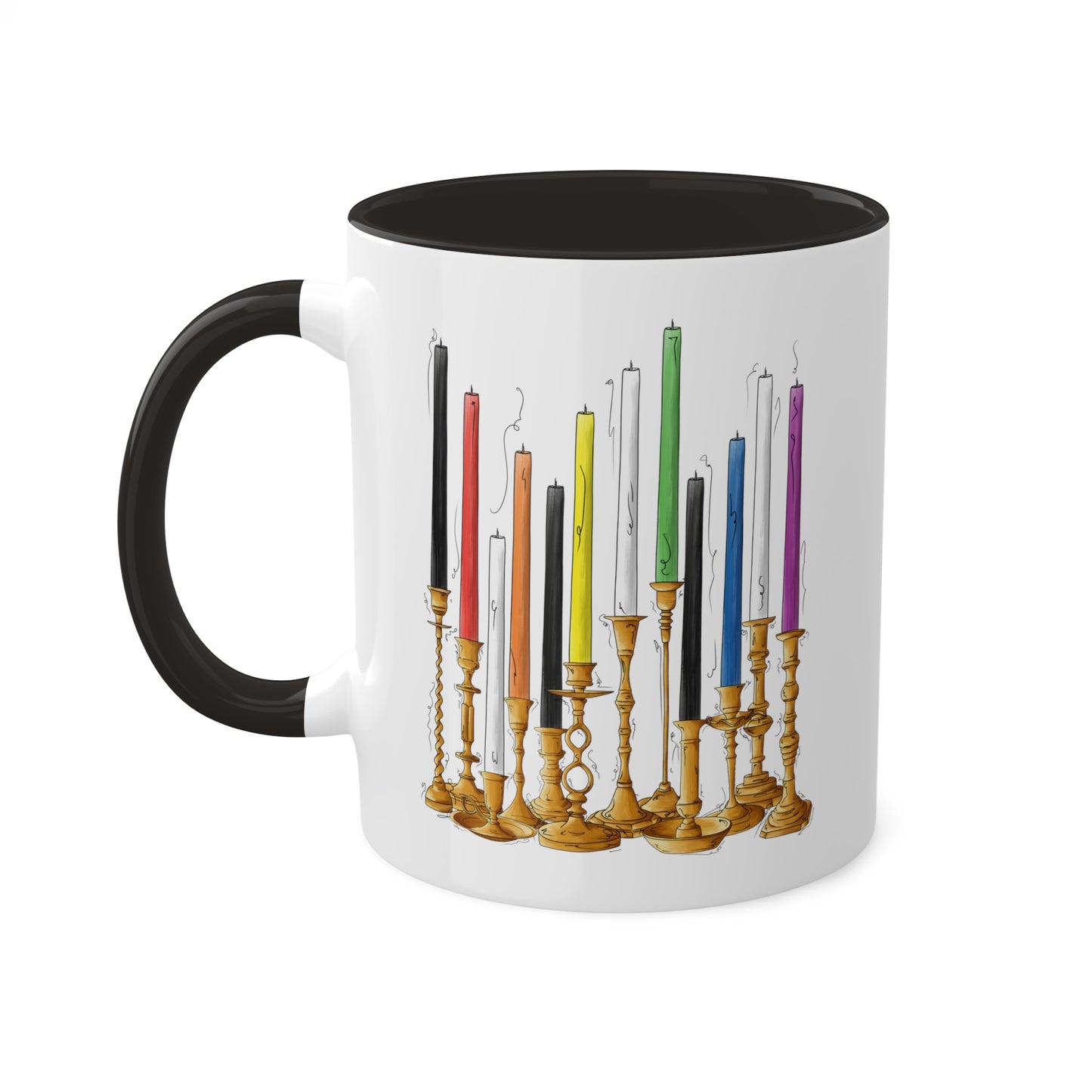 Straight Ally Pride Flag Candlesticks - Mug