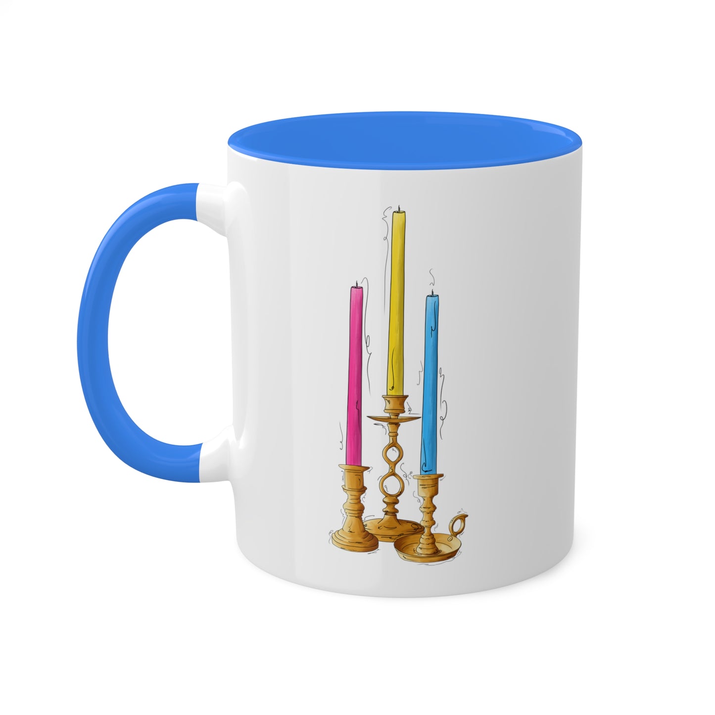 Pansexual Pride Flag Candlesticks - Mug