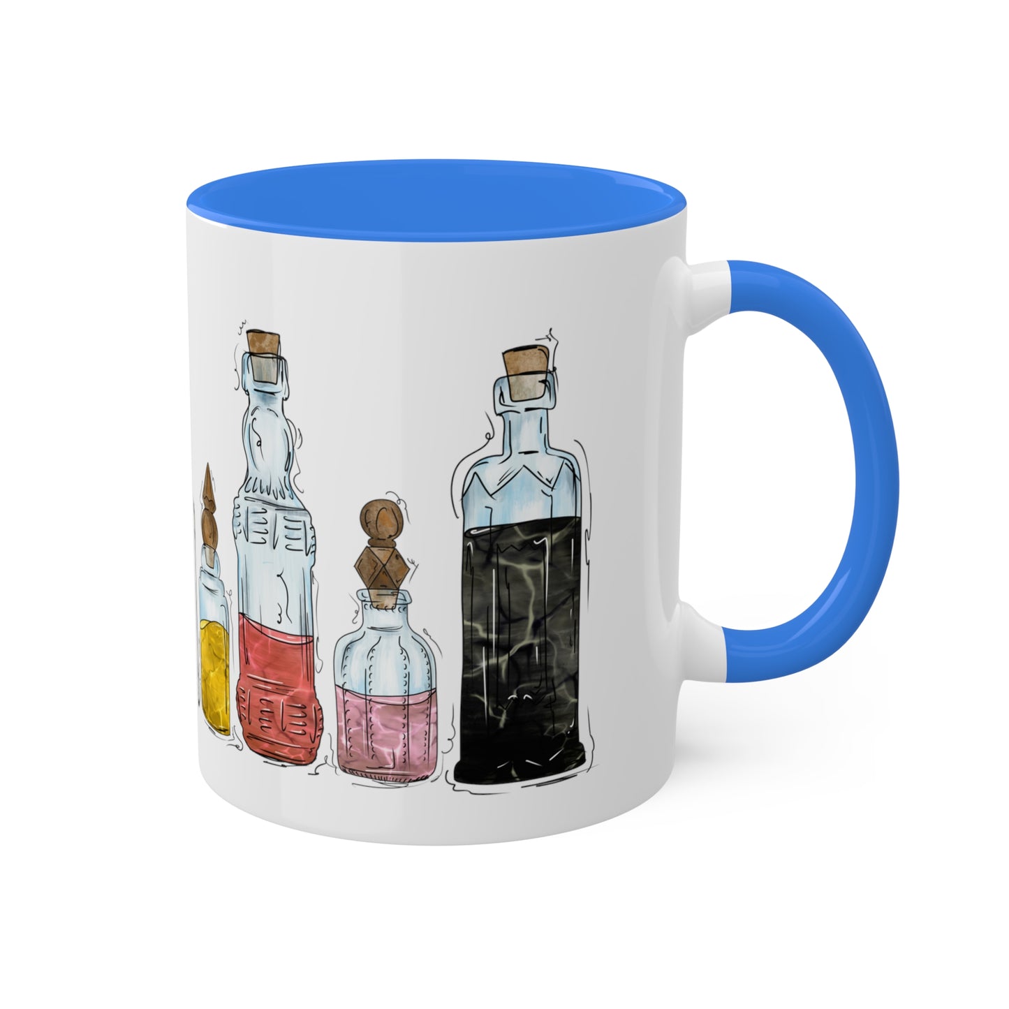 Queer Pride Flag Potion Bottles - Mug