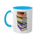 Straight Ally Pride Flag Old Books - Mug