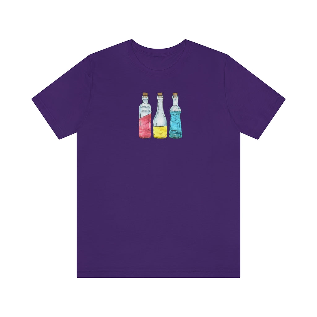 Pansexual Pride Potion Bottles - Unisex T-Shirt