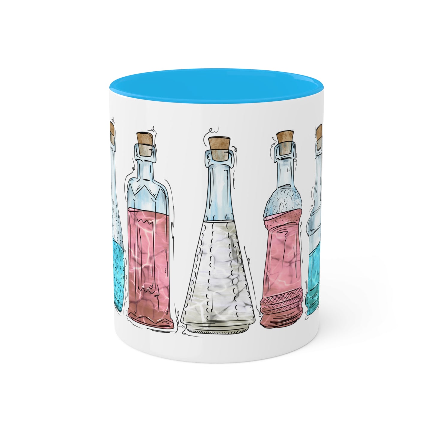 Transgender Pride Flag Potion Bottles - Mug