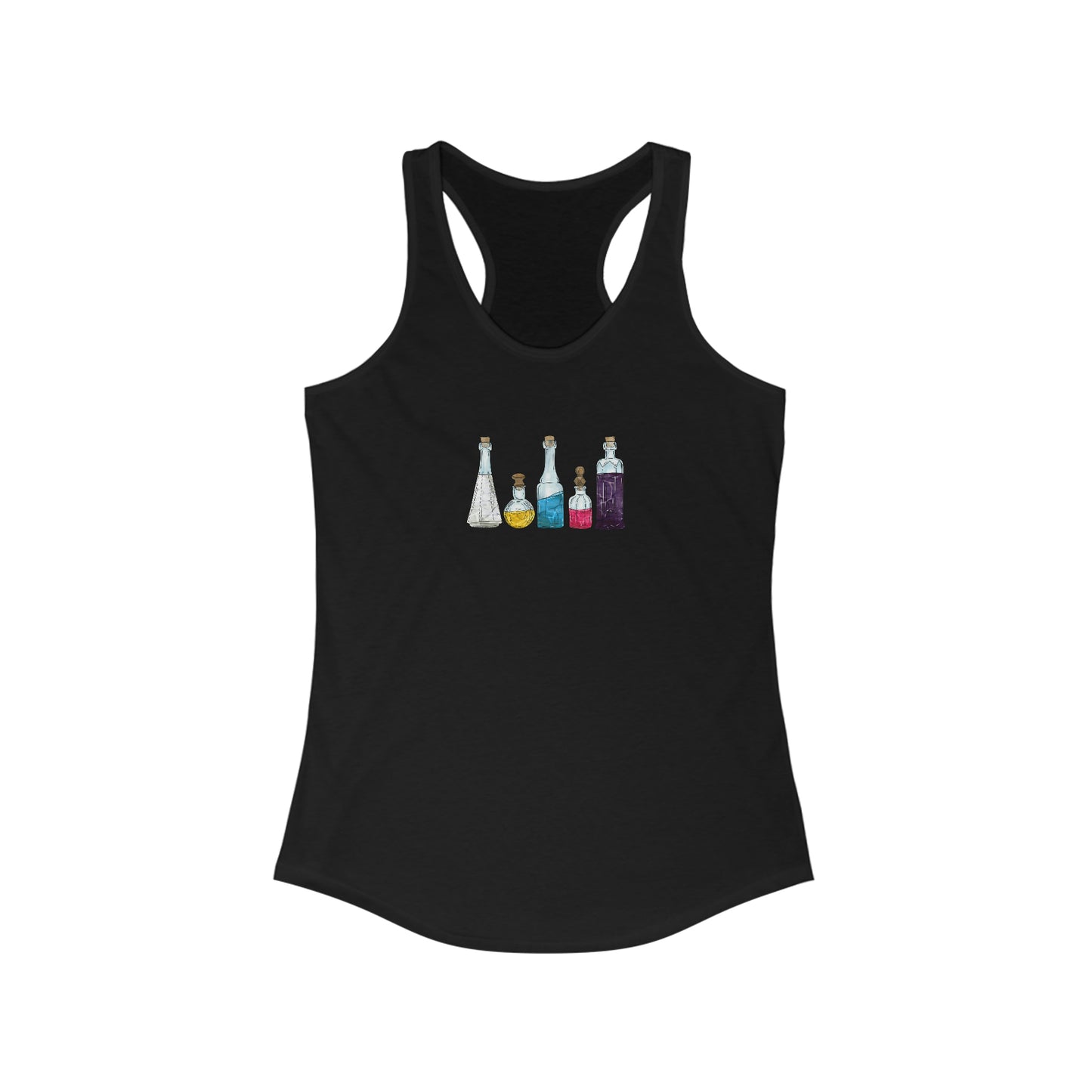 Polyamorous Pride Potion Bottles - Womens Tank Top