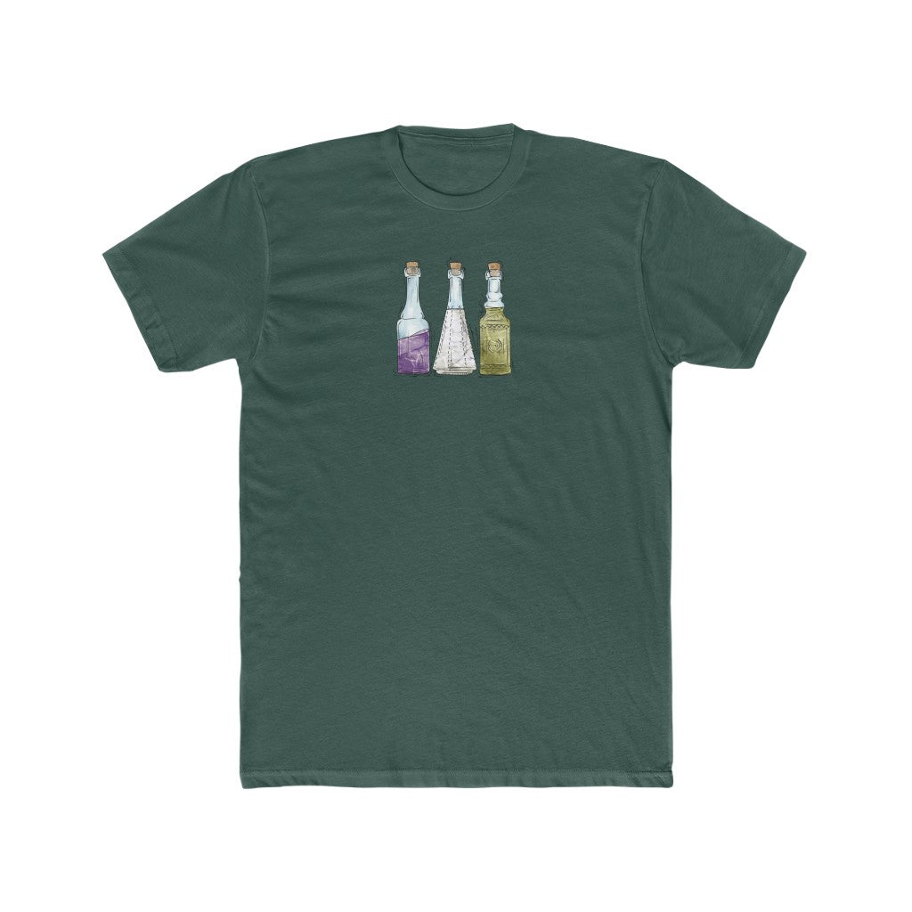 Genderqueer Pride Potion Bottles - Men's T-Shirt