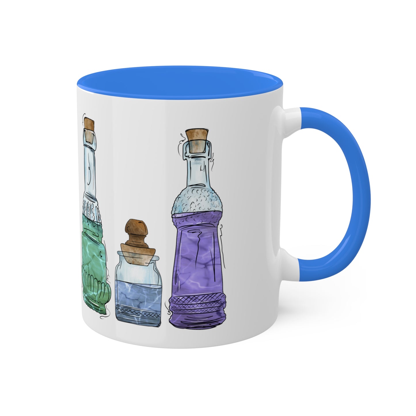 Genderfaun Pride Flag Potion Bottles - Mug