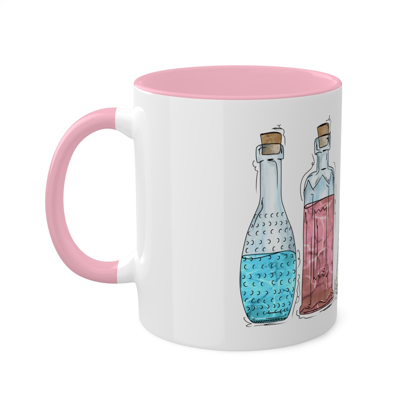 Transgender Pride Flag Potion Bottles - Mug