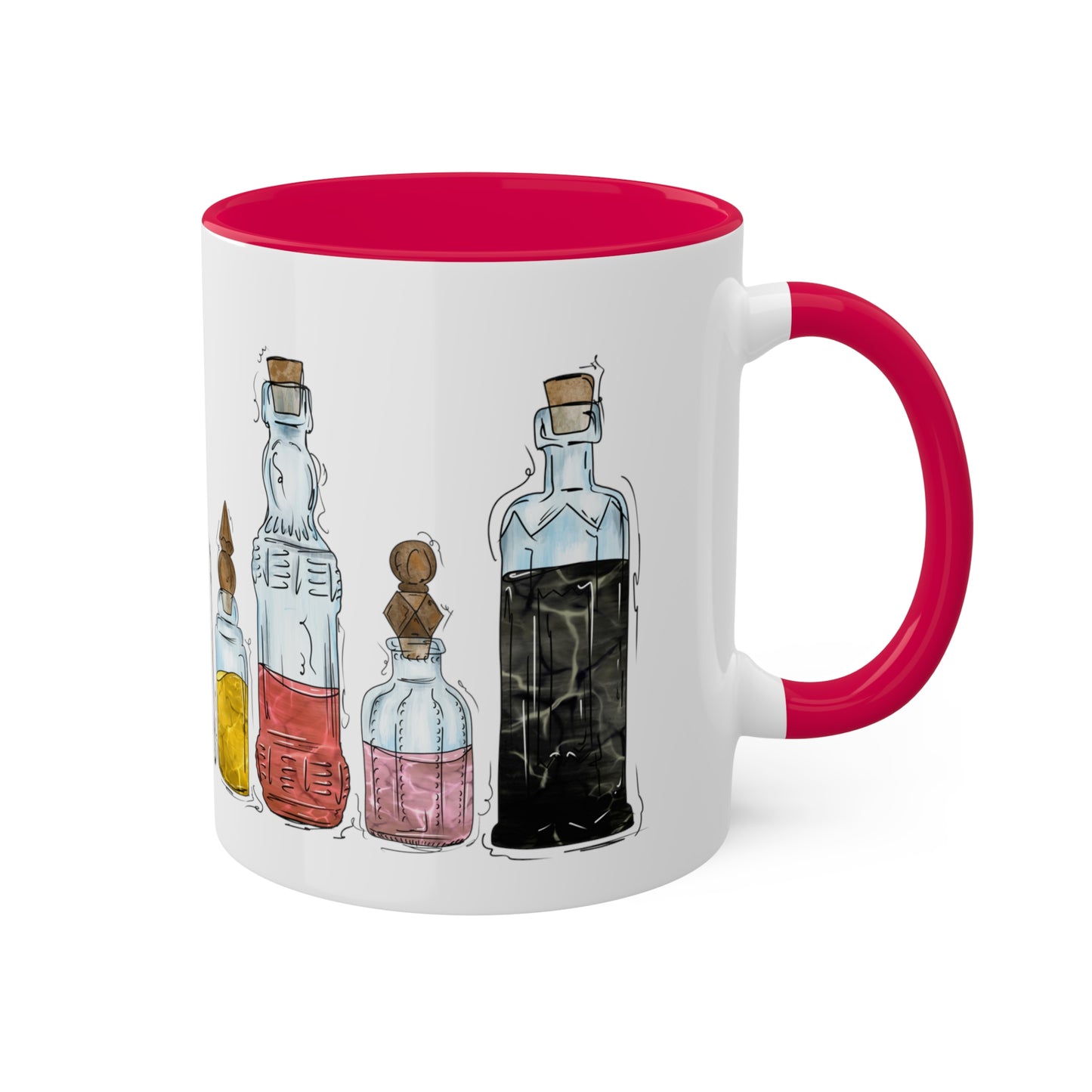 Queer Pride Flag Potion Bottles - Mug