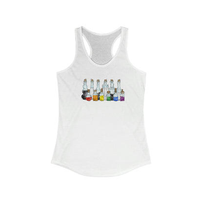 Straight Ally Pride Potion Bottles - Womens Tank Top