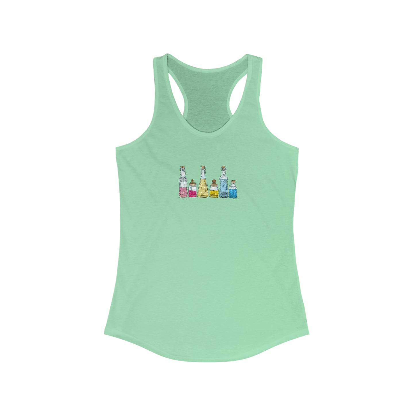 Panromantic Pride Potion Bottles - Womens Tank Top