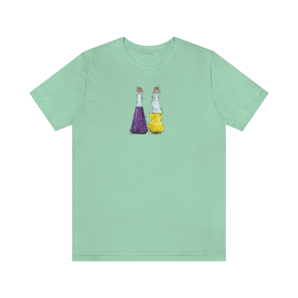 Intersex Pride Flag Potion Bottles - Unisex T-Shirt