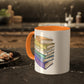 Genderfaun Pride Flag Old Books - Mug