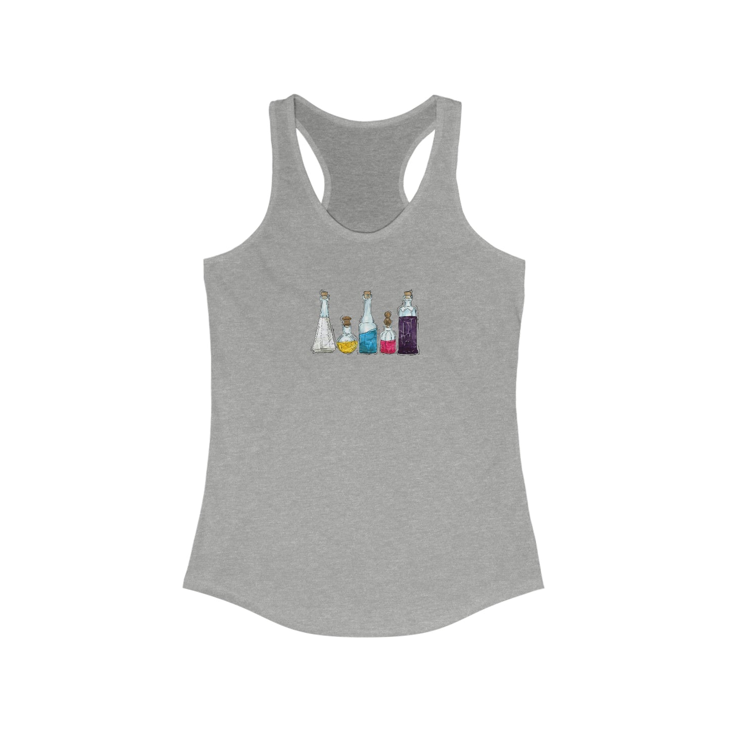 Polyamorous Pride Potion Bottles - Womens Tank Top