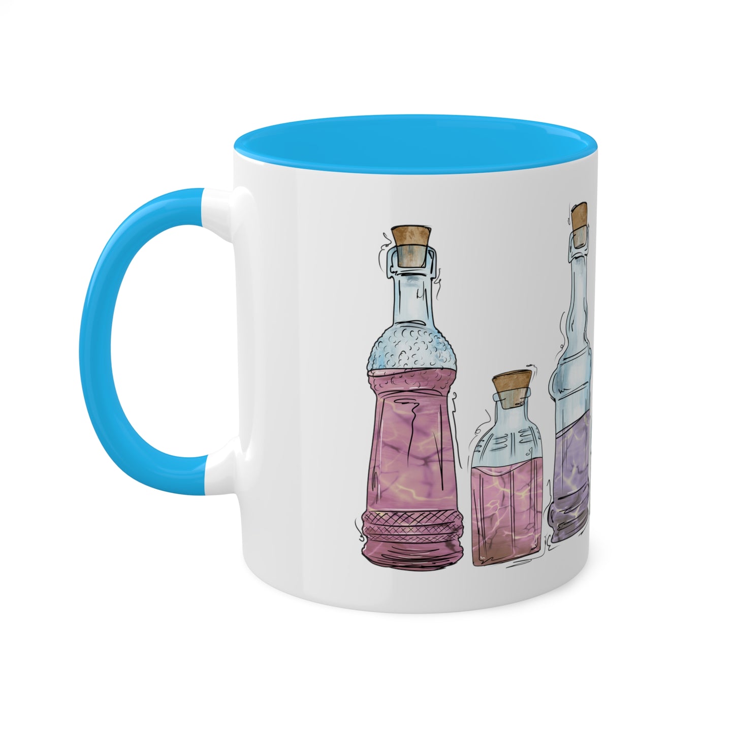 Bigender Pride Flag Potion Bottles - Mug