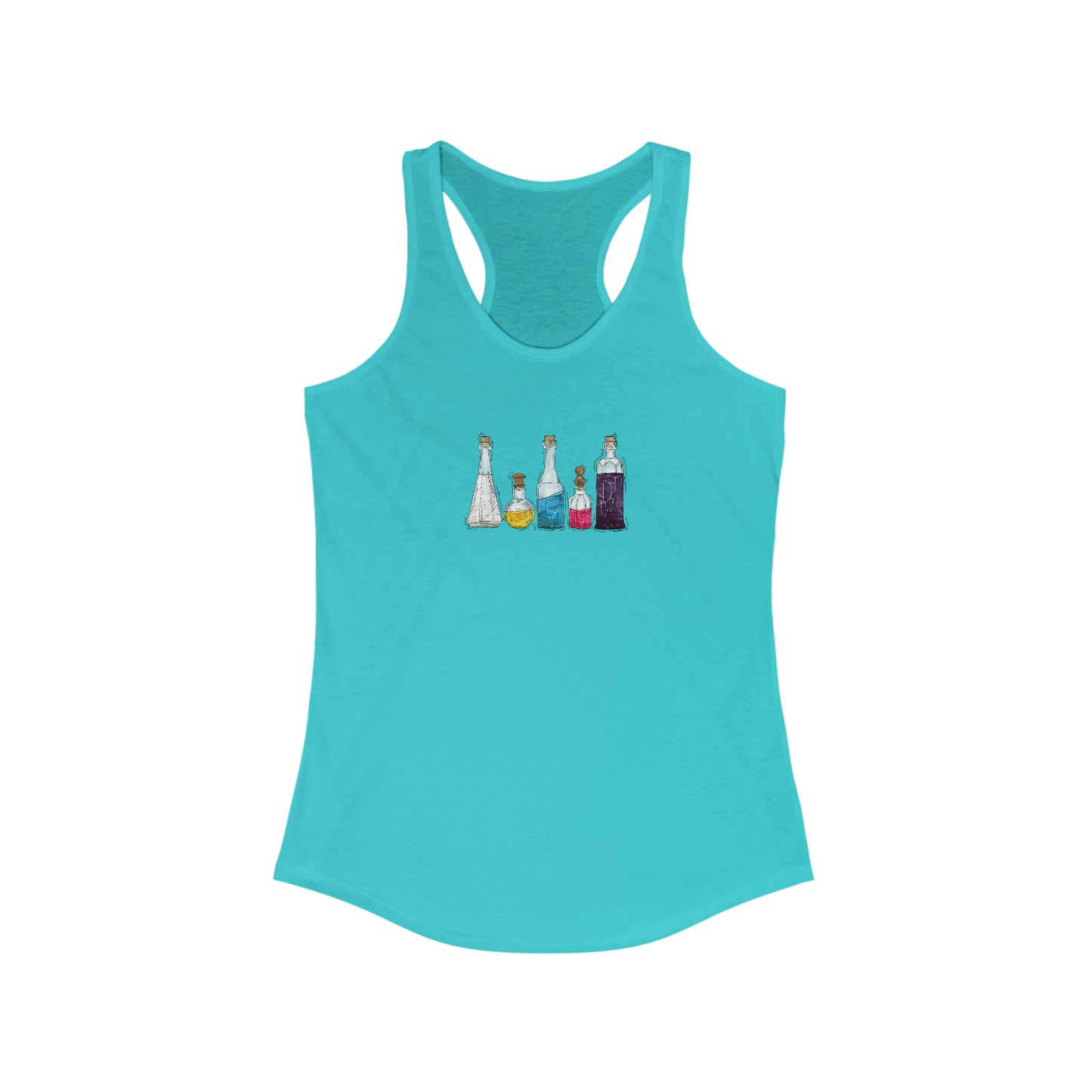 Polyamorous Pride Potion Bottles - Womens Tank Top