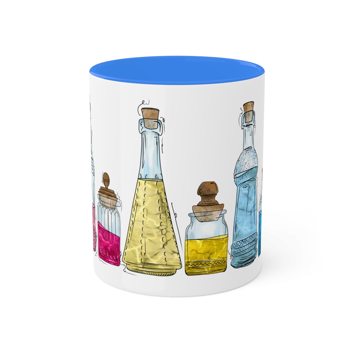 Panromantic Pride Flag Potion Bottles - Mug