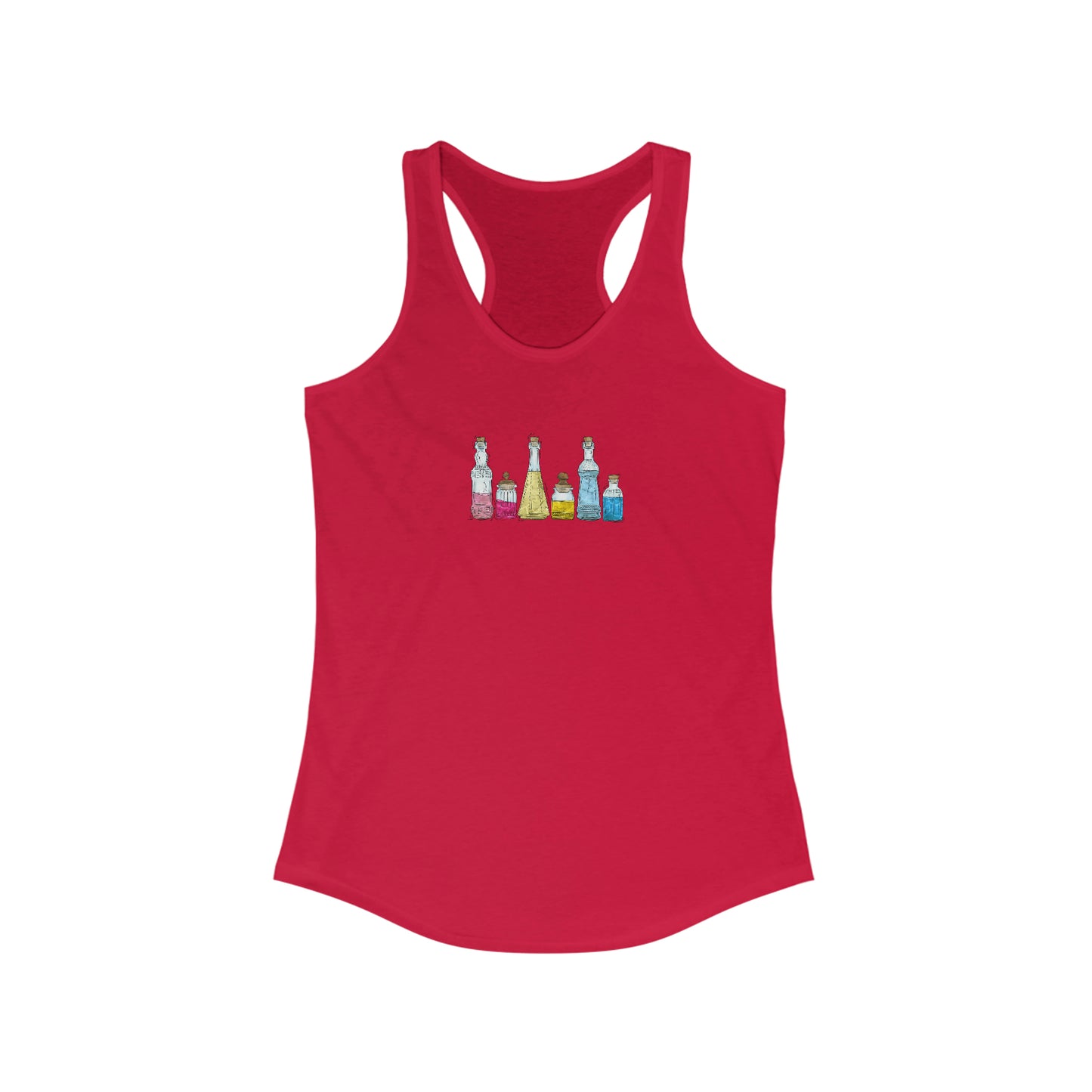 Panromantic Pride Potion Bottles - Womens Tank Top