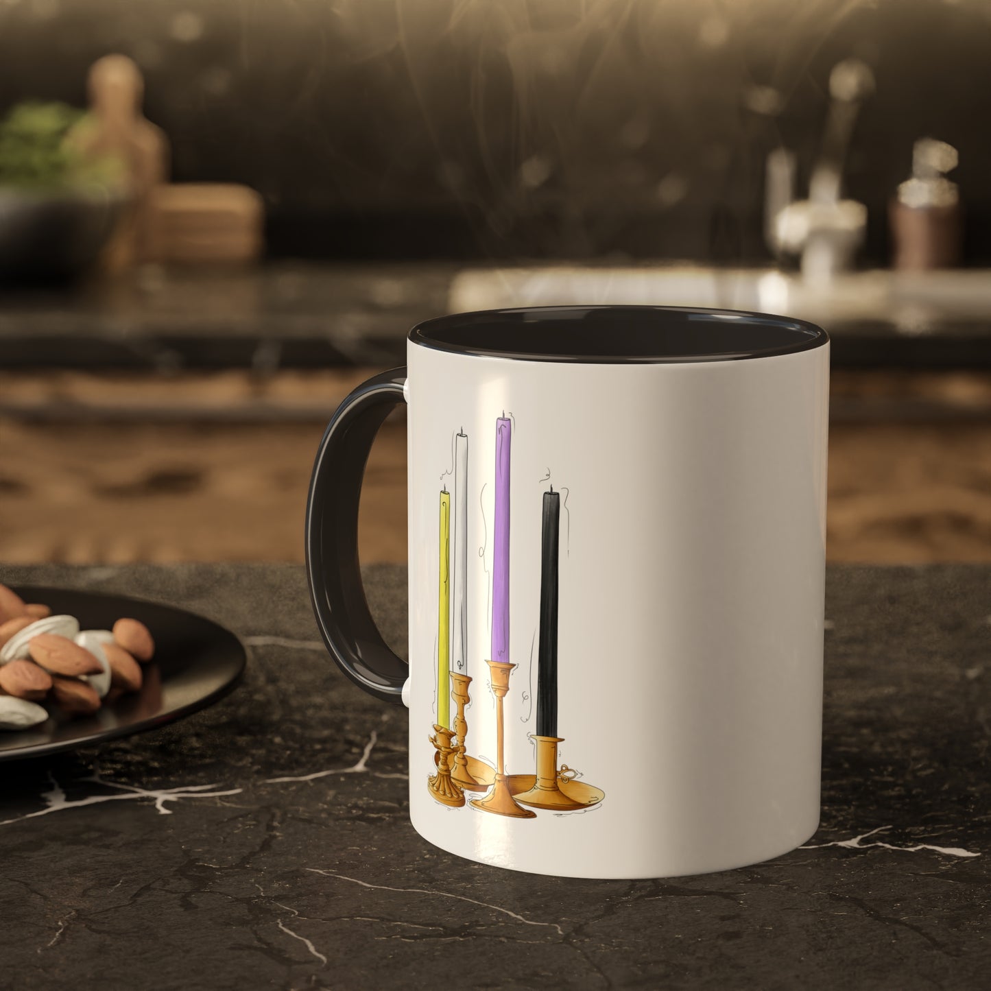 Nonbinary Pride Flag Candlesticks - Mug