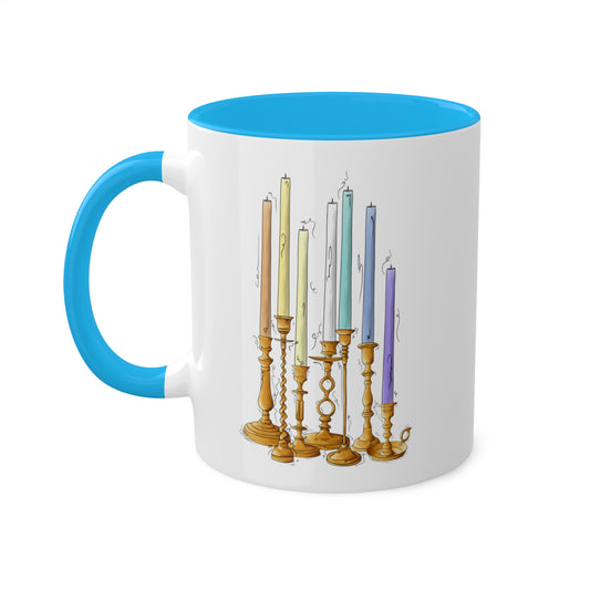 Genderfaun Pride Flag Candlesticks - Mug