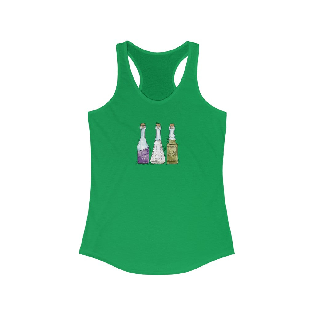 Genderqueer Pride Potion Bottles - Womens Tank Top