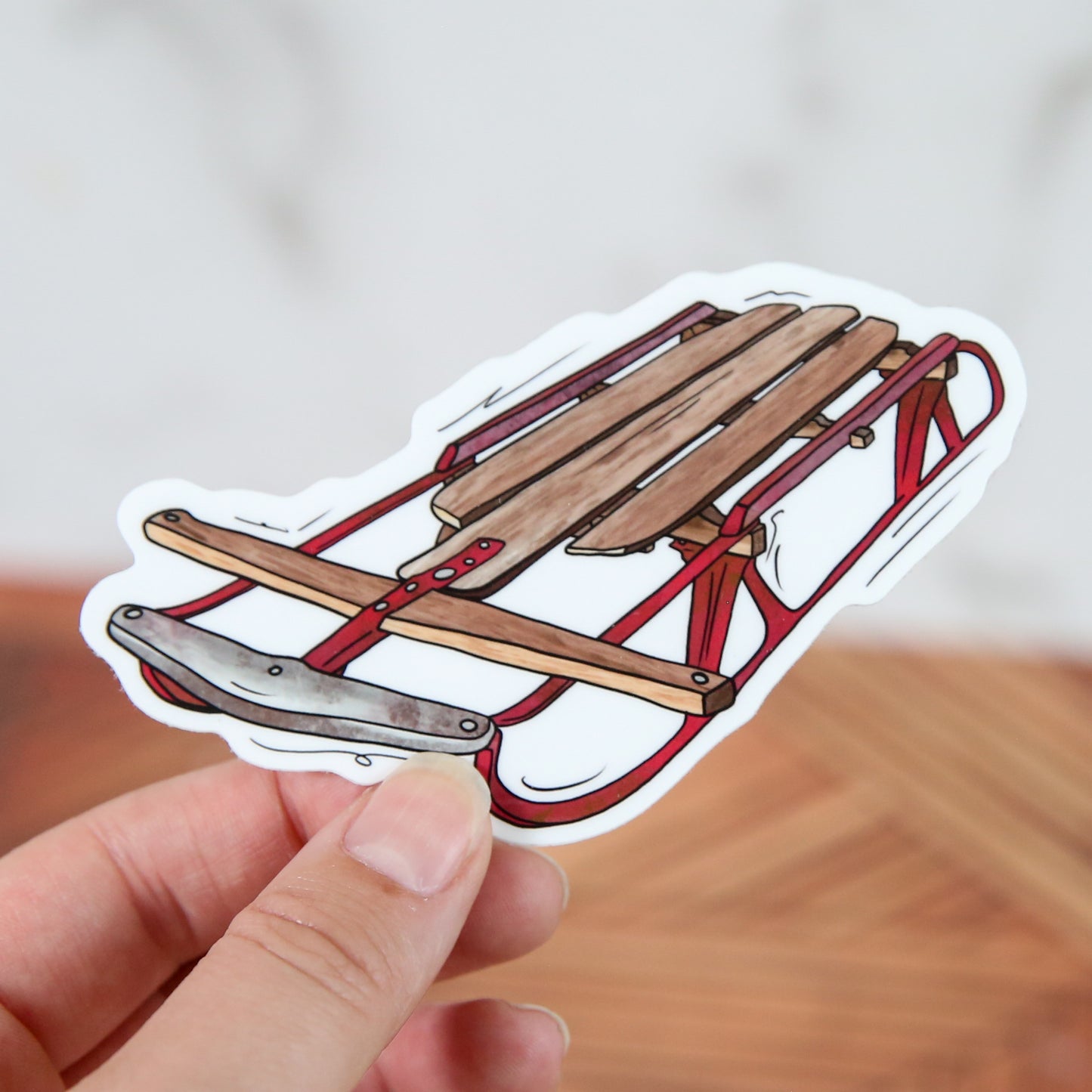 Flyer Sled - Sticker