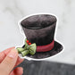 Holiday Top Hat - Sticker