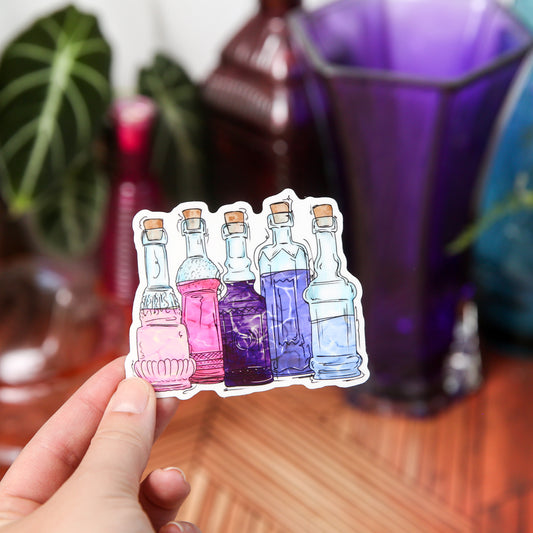Omnisexual Pride Potion Bottles - Sticker