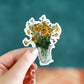 Yellow Ranunculus Flowers - Sticker