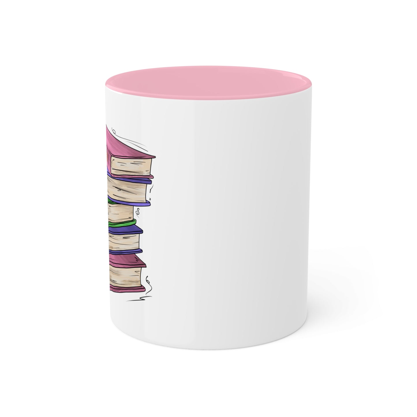 Trigender Pride Flag Old Books - Mug