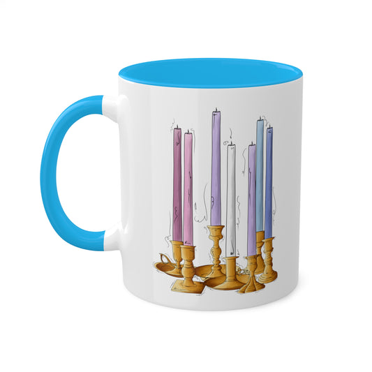 Bigender Pride Flag Candlesticks - Mug