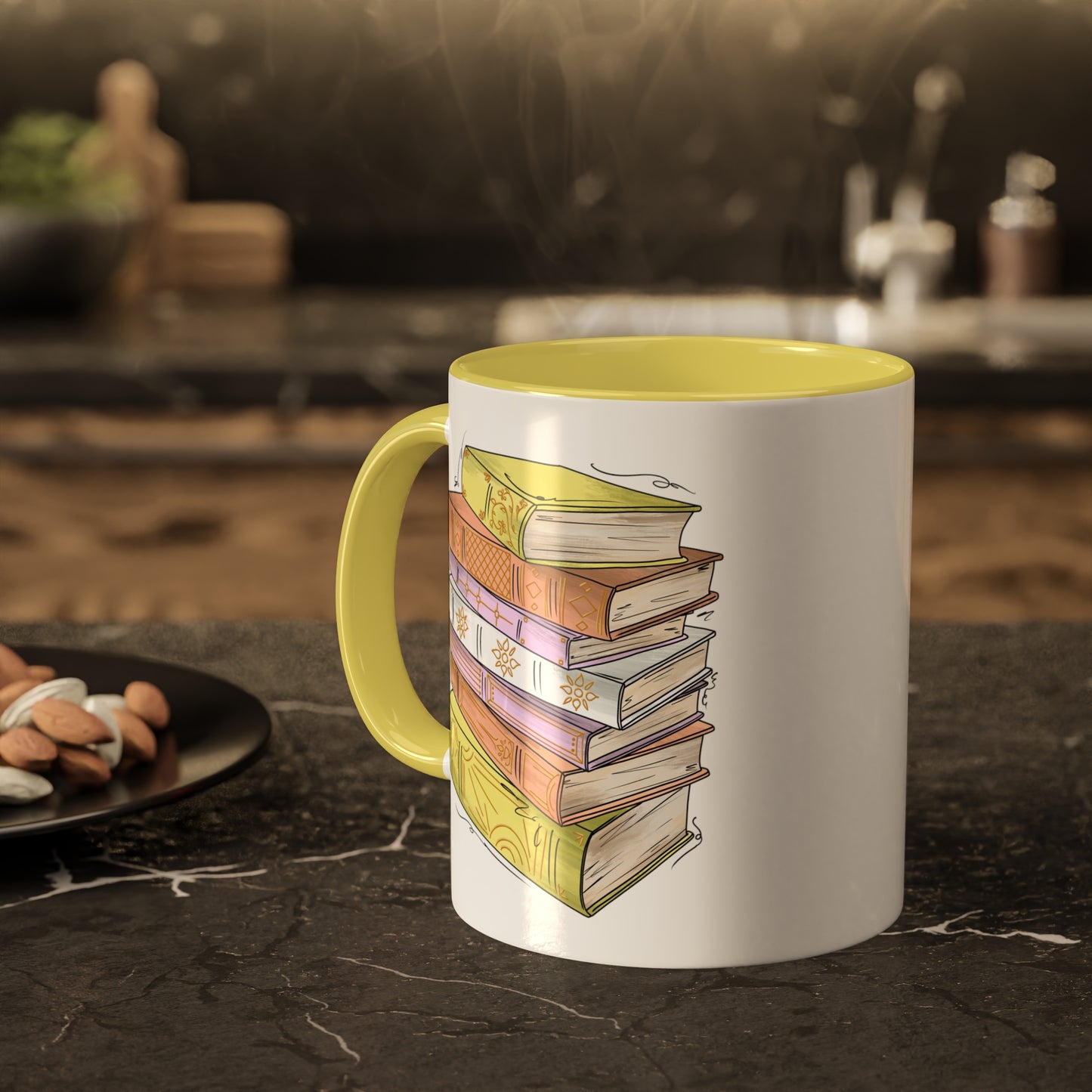 Pangender Pride Flag Old Books - Mug