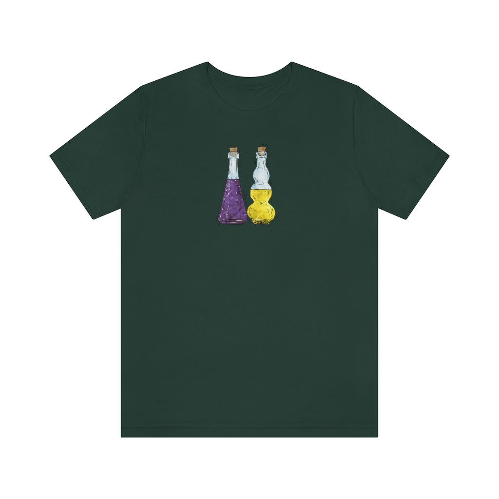 Intersex Pride Flag Potion Bottles - Unisex T-Shirt