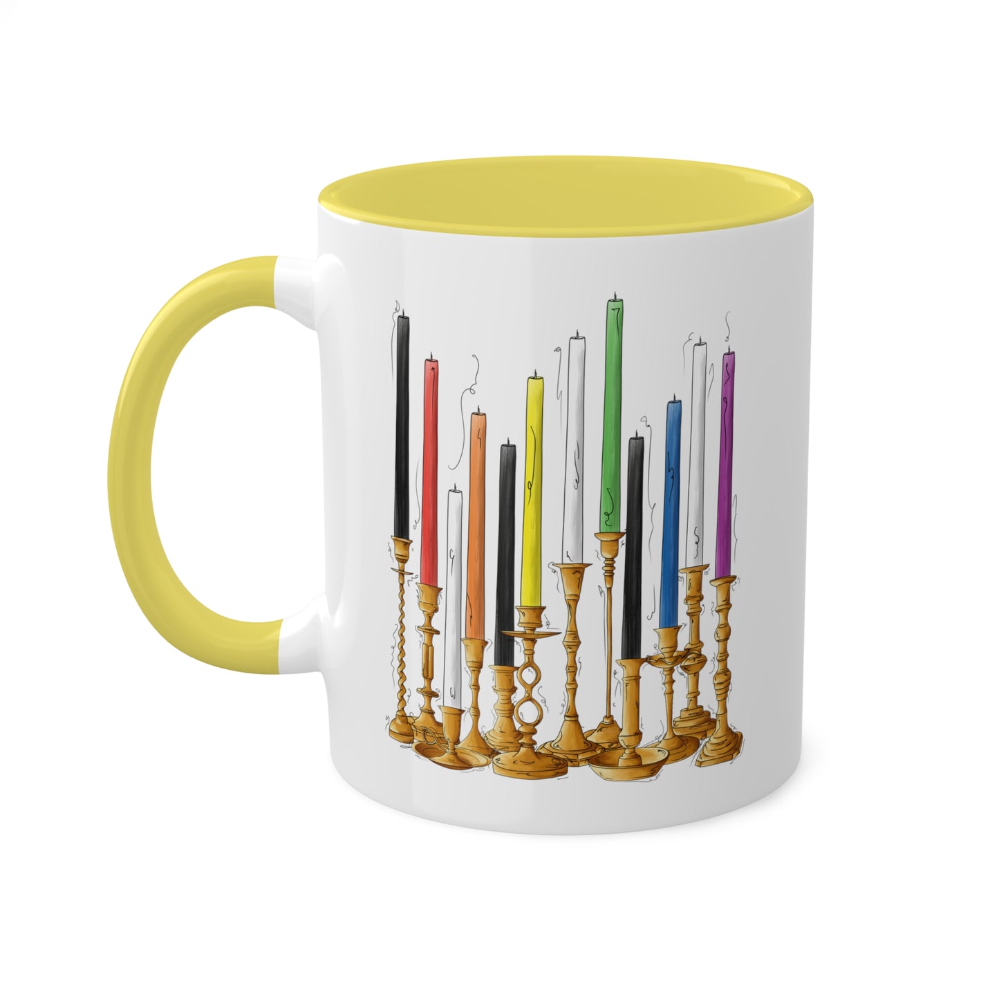 Straight Ally Pride Flag Candlesticks - Mug