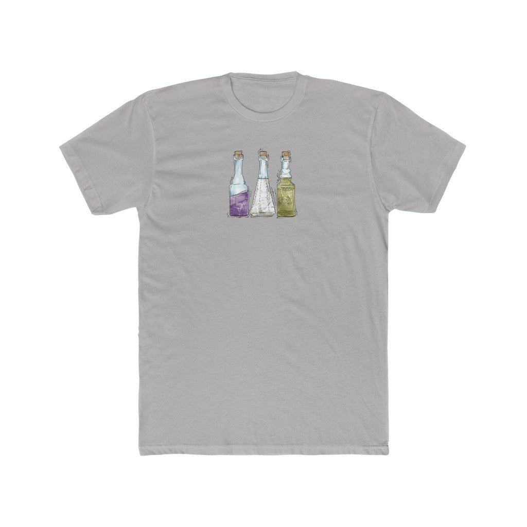 Genderqueer Pride Potion Bottles - Men's T-Shirt