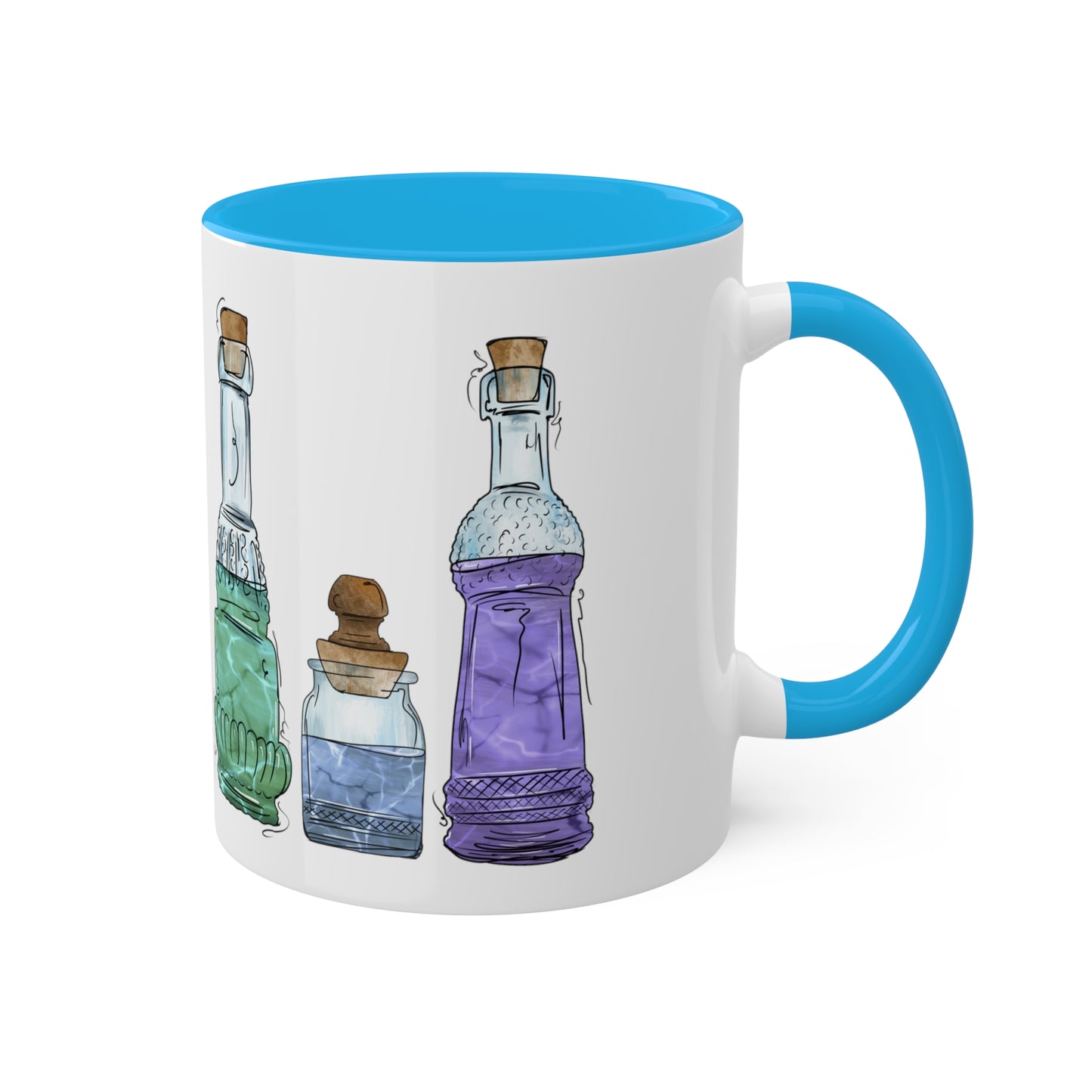 Genderfaun Pride Flag Potion Bottles - Mug