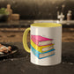 Pansexual Pride Flag Old Books - Mug