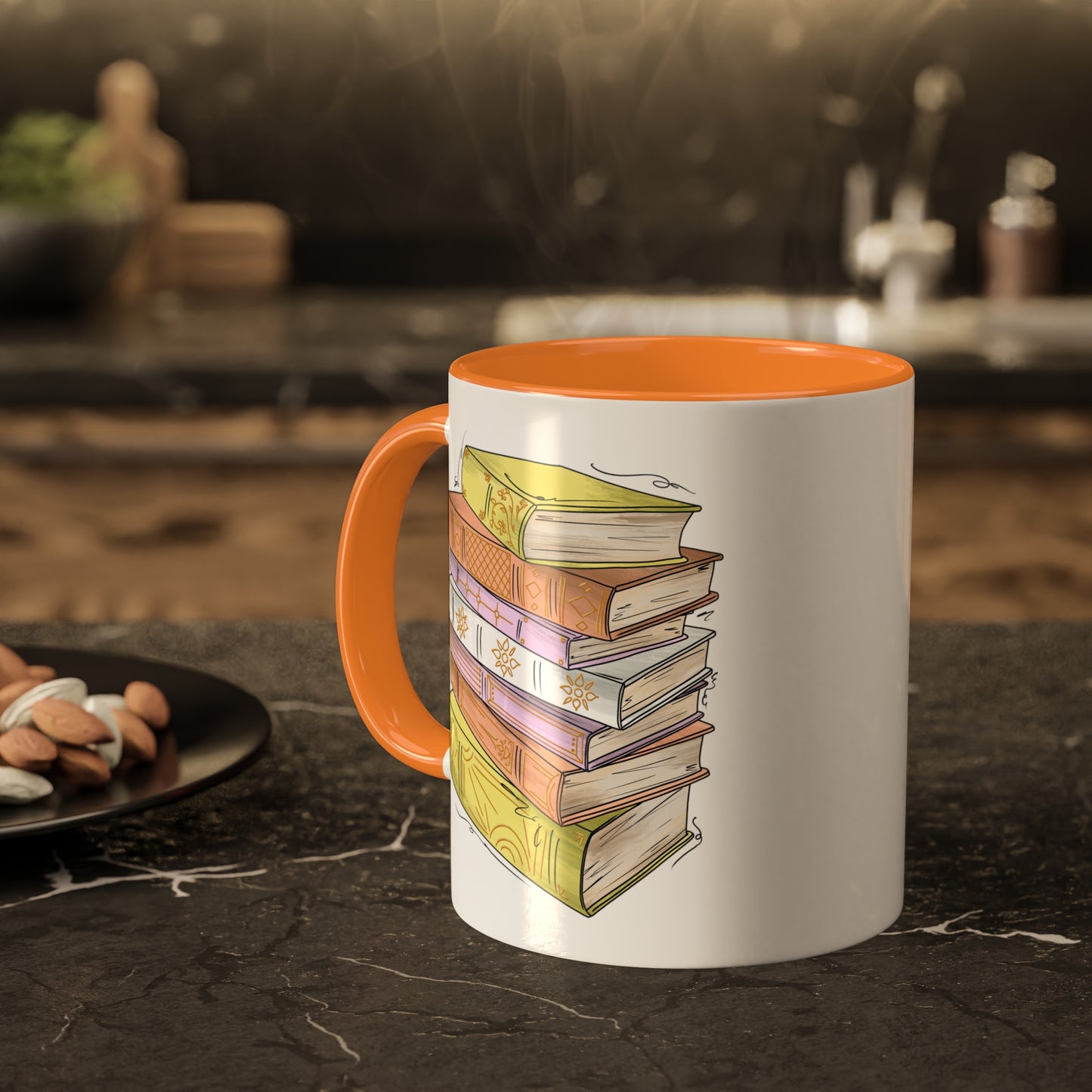 Pangender Pride Flag Old Books - Mug