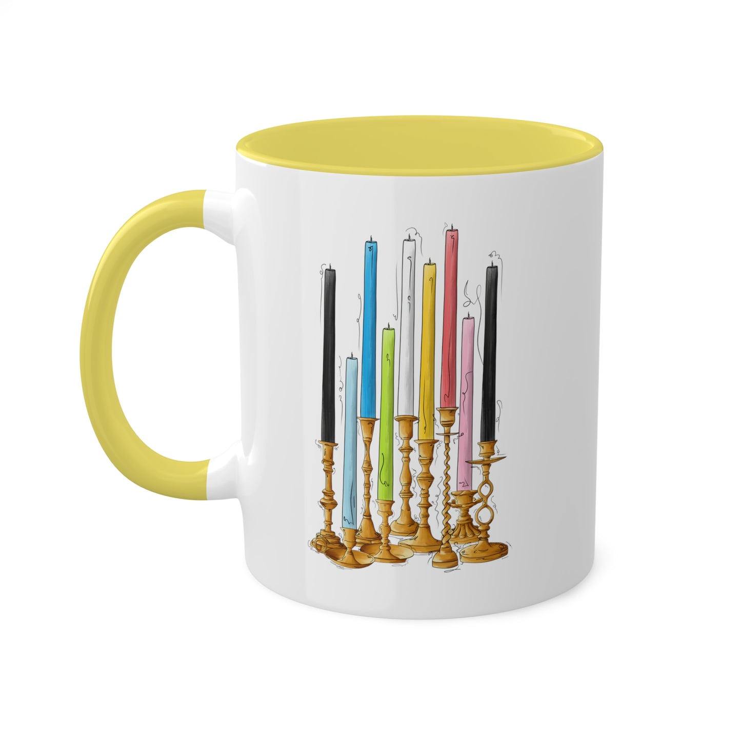 Queer Pride Flag Candlesticks - Mug