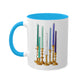 Gay Male Pride Flag Candlesticks - Mug