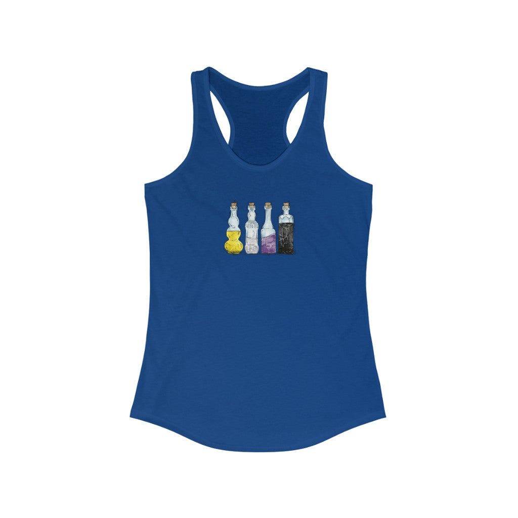 Nonbinary Pride Potion Bottles - Womens Tank Top