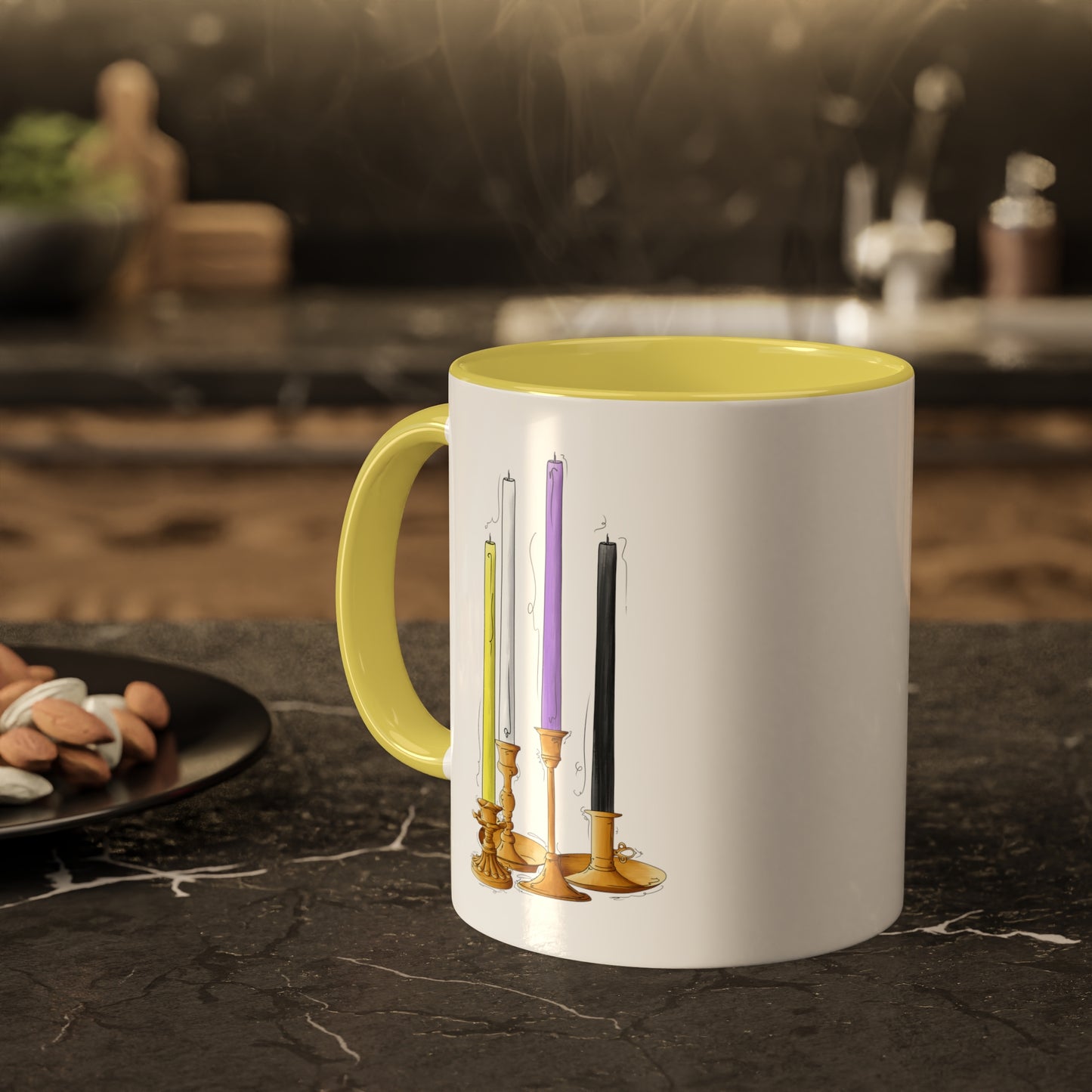 Nonbinary Pride Flag Candlesticks - Mug