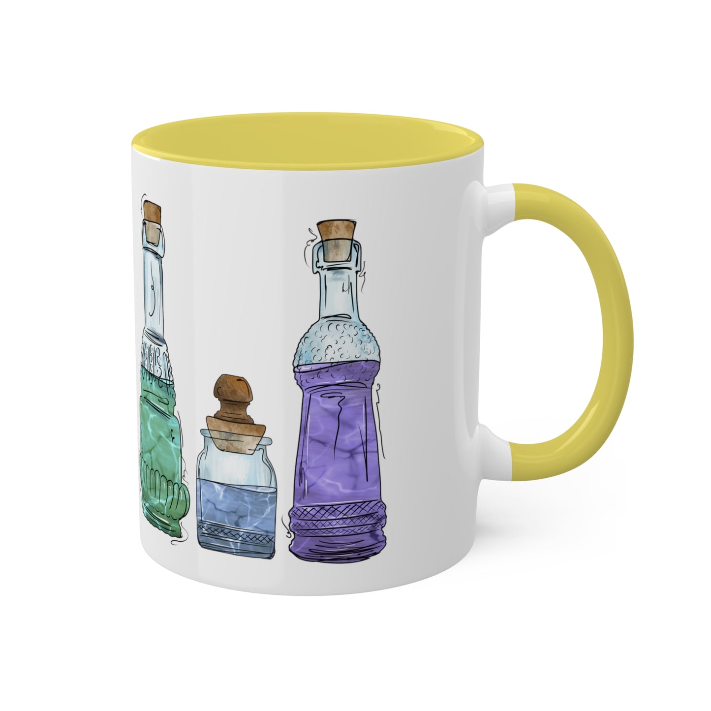 Genderfaun Pride Flag Potion Bottles - Mug