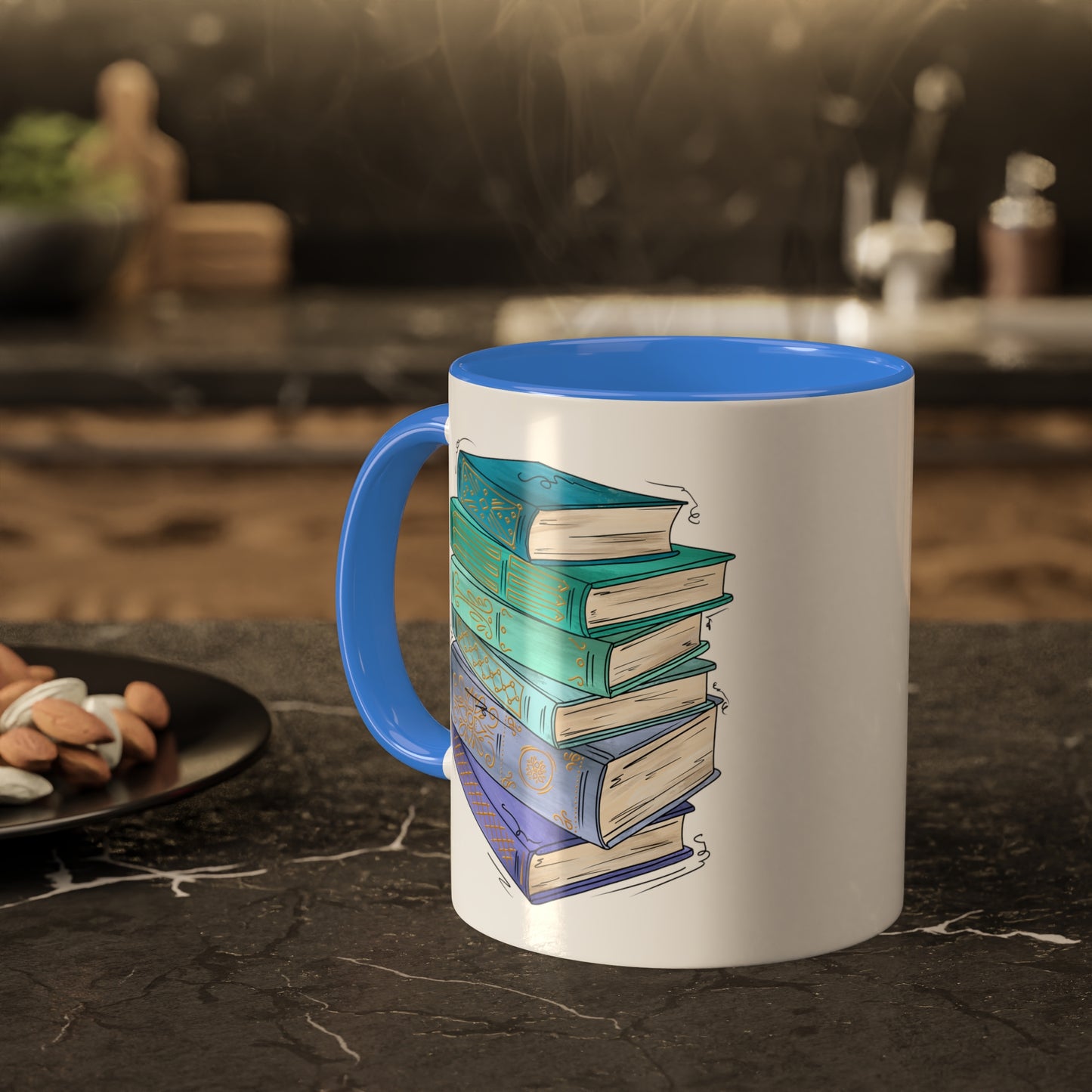 Neptunic Pride Flag Old Books - Mug