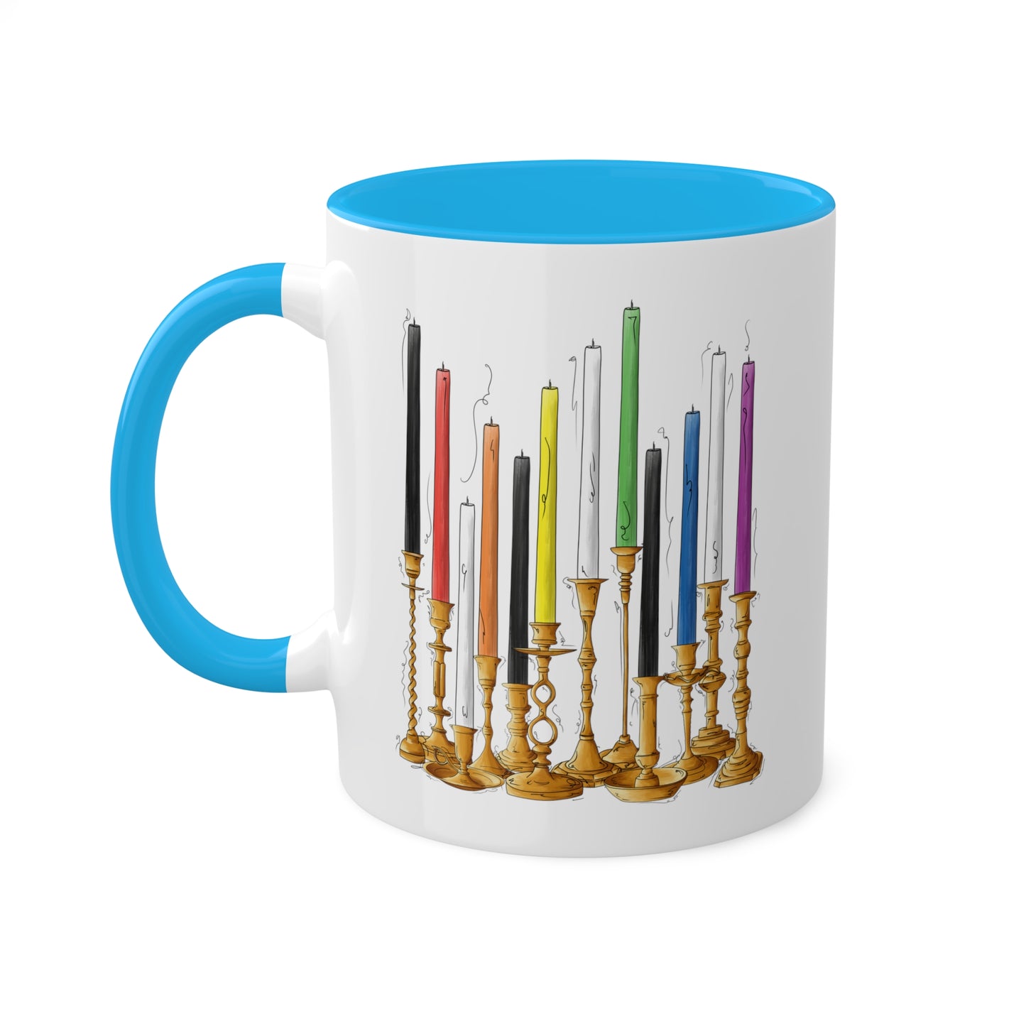 Straight Ally Pride Flag Candlesticks - Mug