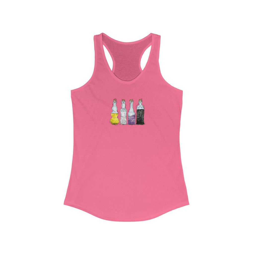 Nonbinary Pride Potion Bottles - Womens Tank Top