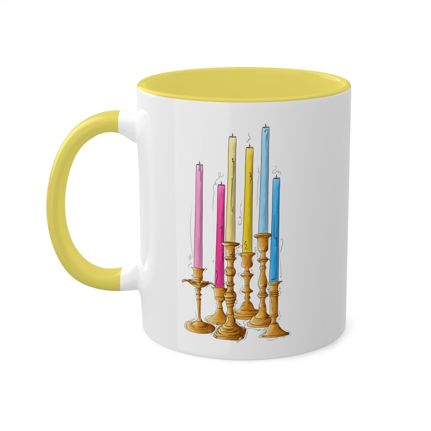 Panromantic Pride Flag Candlesticks - Mug
