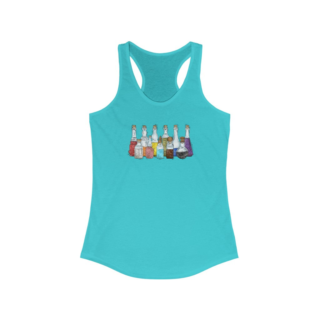 Progress Pride Potion Bottles - Womens Tank Top