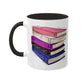 Genderfluid Pride Flag Old Books - Mug