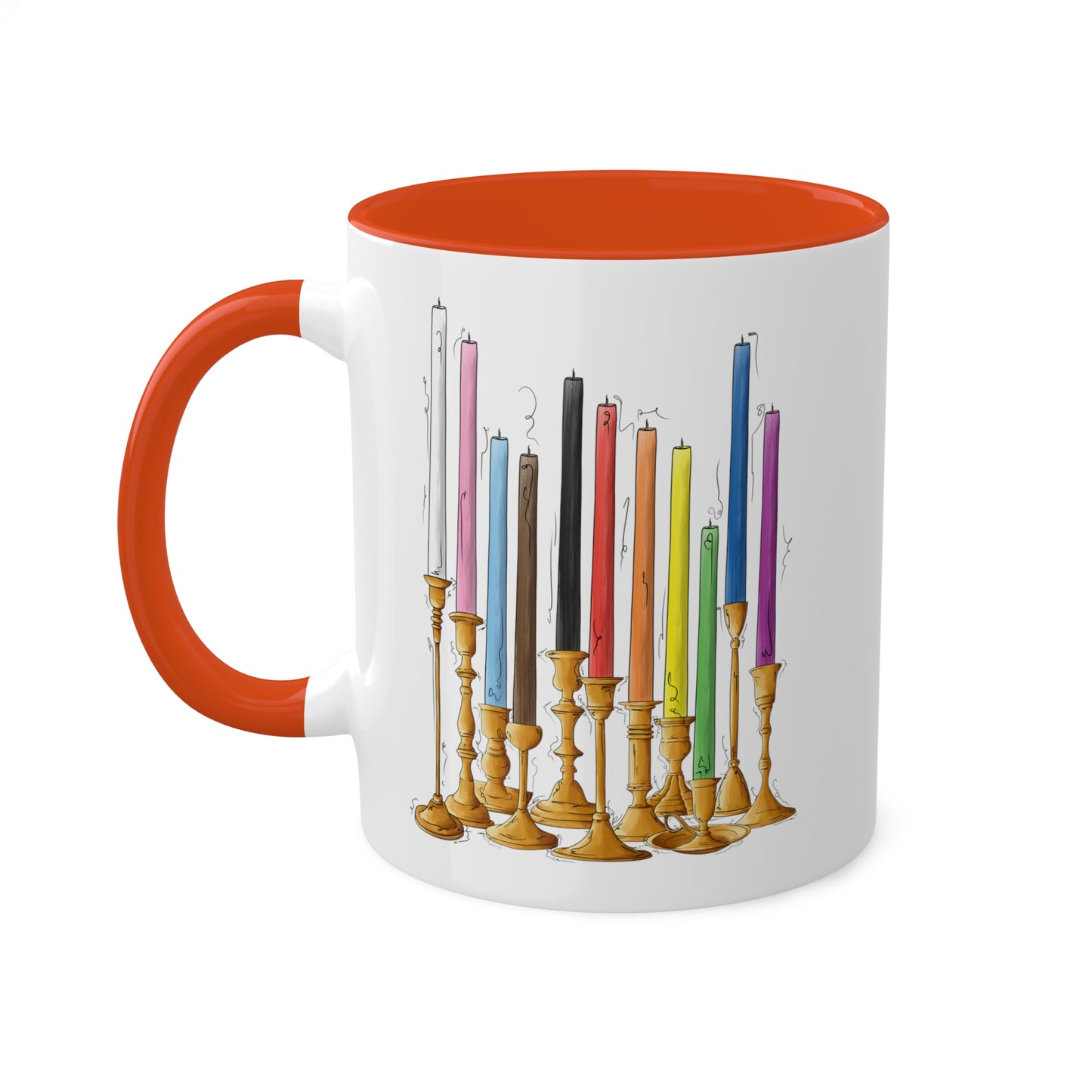 Progress Pride Flag Candlesticks - Mug