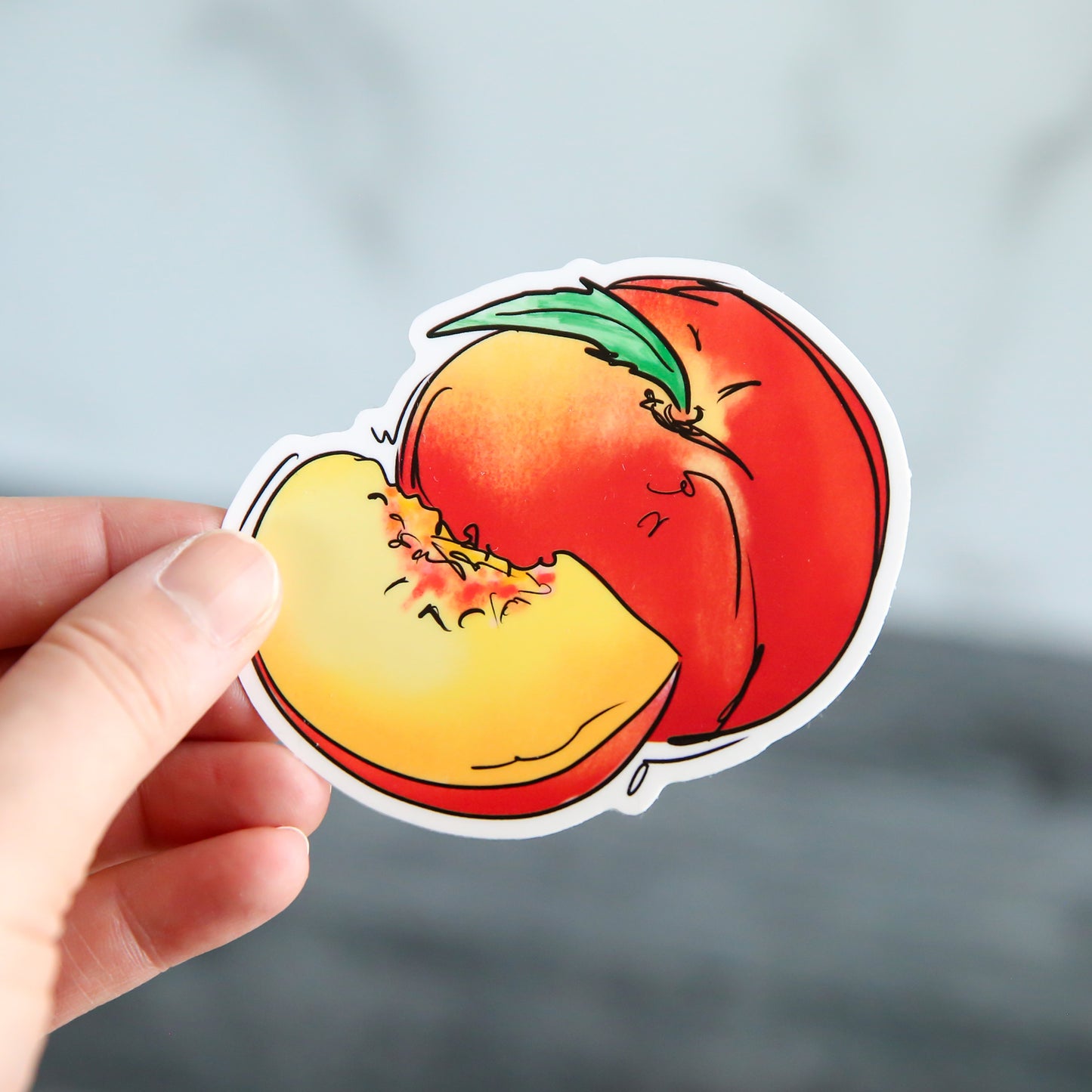 Peach - Sticker