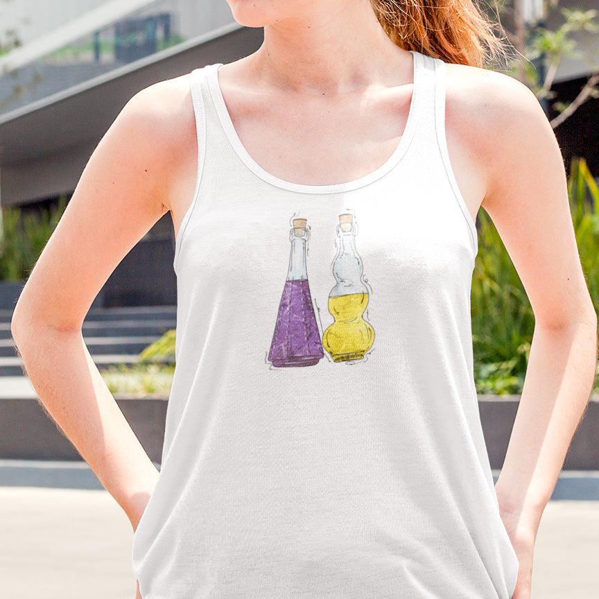 Intersex Pride Potion Bottles - Womens Tank Top